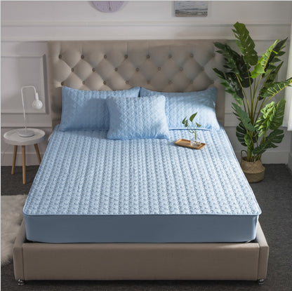 Solid Color Bed Sheet One-piece Cotton Bedspread