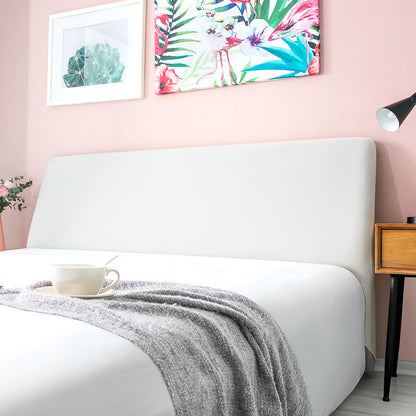  bedside cover with curved leather bed back 