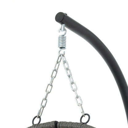 hanging egg chair with stand