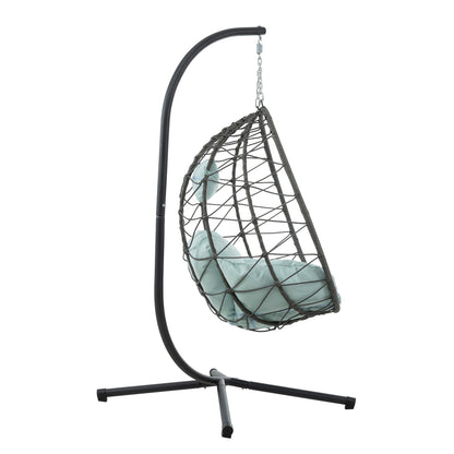 hanging egg chair with stand