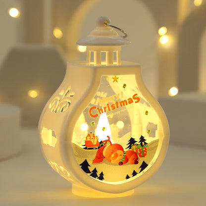 christmas candle lamp romantic ornaments