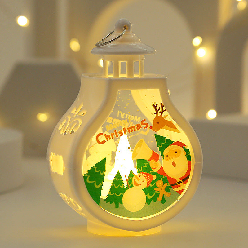 christmas candle lamp romantic ornaments