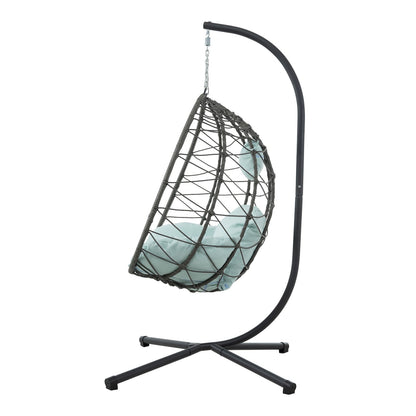 hanging egg chair with stand