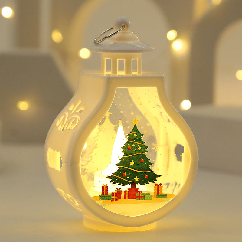 christmas candle lamp romantic ornaments