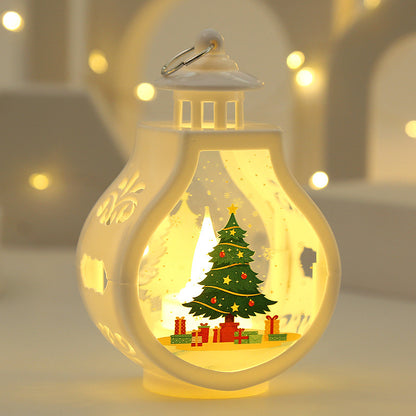 christmas candle lamp romantic ornaments