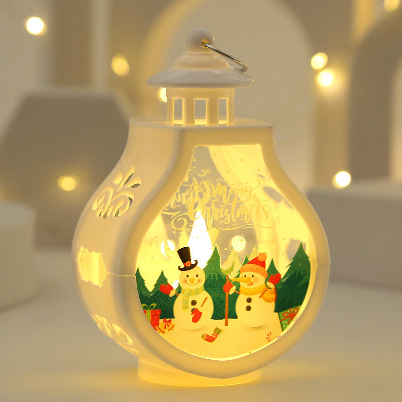 christmas candle lamp romantic ornaments